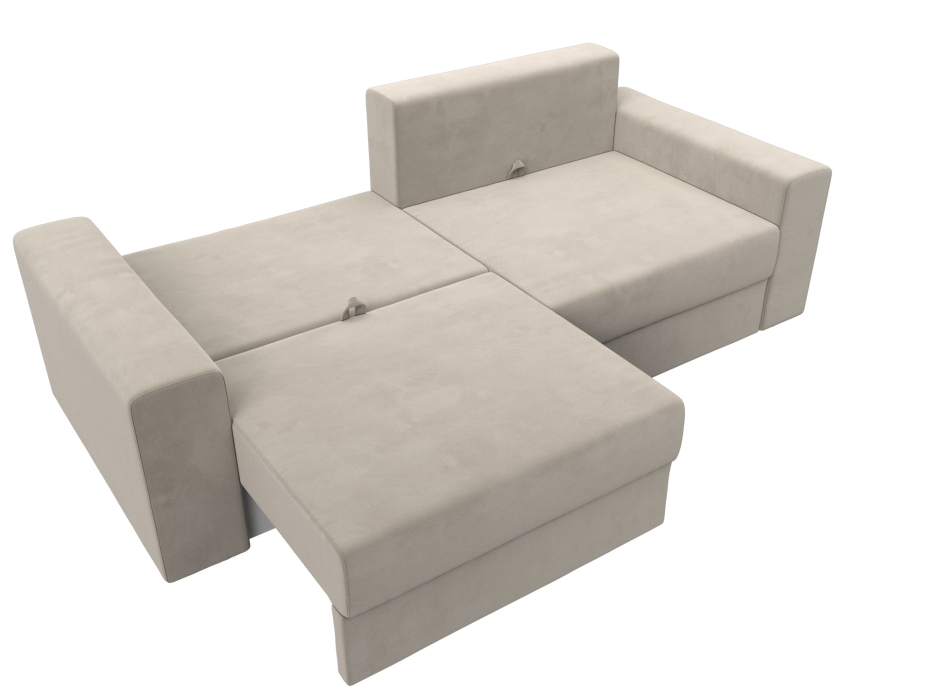 Диваны выкатные, Диван прямой Майами, микровельвет