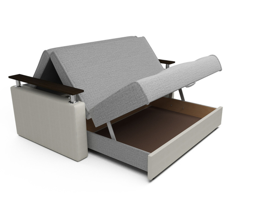 Диваны кровати со спальным местом, Диван прямой аккордеон Шарк 140 см 