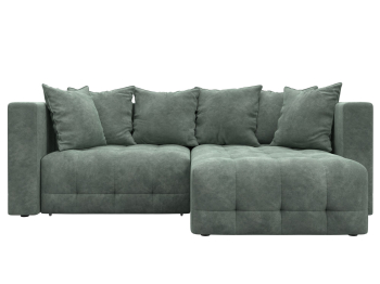 Диван угловой Лига-052 НПБ угол универсальный, велюр BRUT