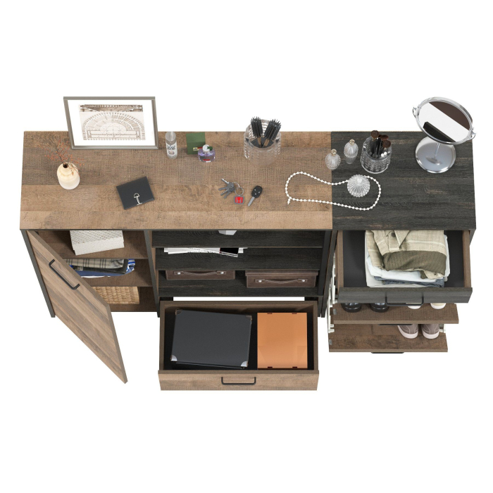 Прихожие, Тумба для обуви Трувор 13.241.06 с комодом с тремя нишами