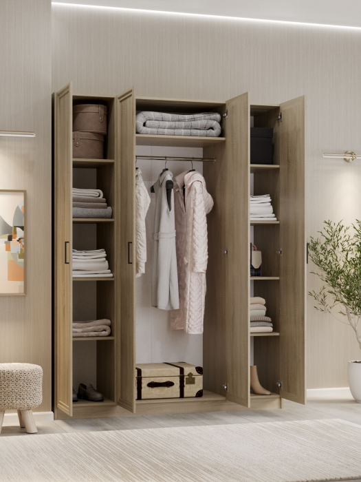 Для одежды, Шкаф распашной МДФ ШК-4