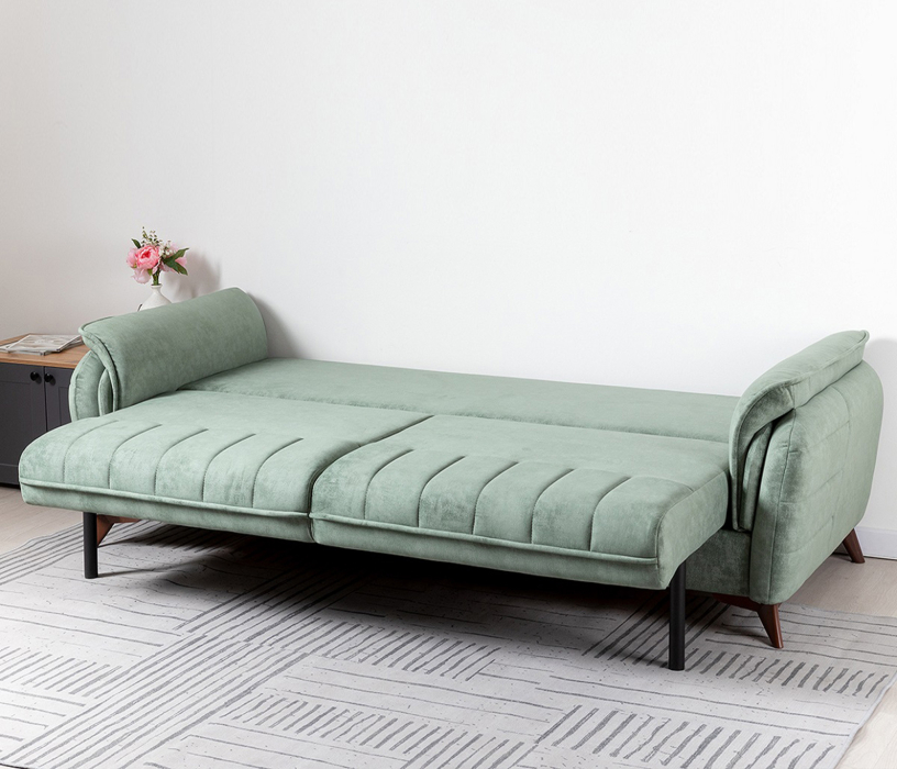 Диваны с ящиком для белья, Диван Дорис, Велюр Эверест