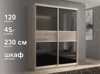 Шкаф-купе 2х дверный Кааппи 12 120х45