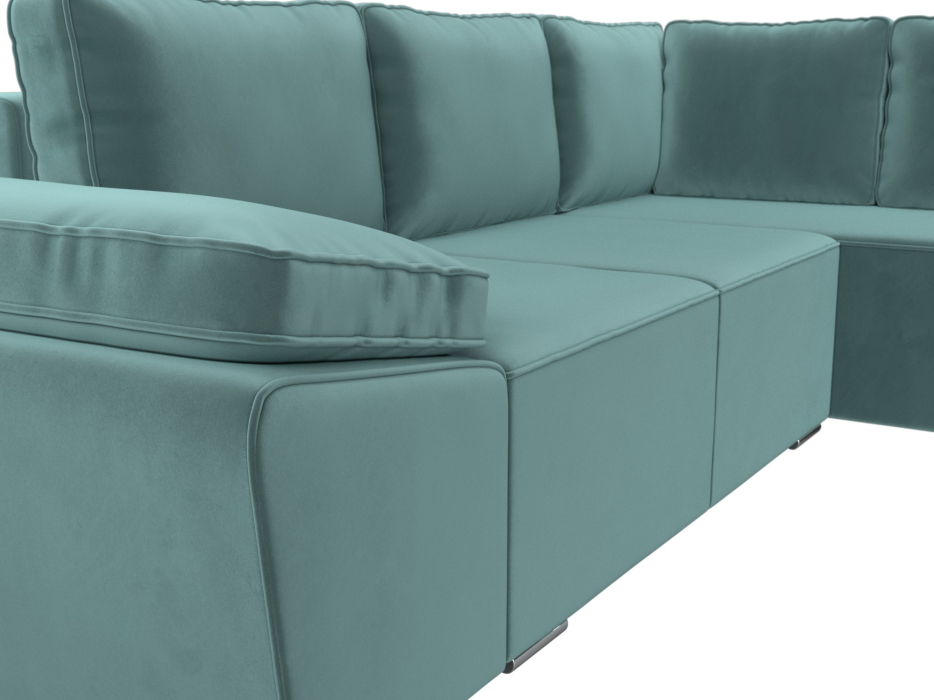 Диваны угловые в гостиную, Угловой диван Хьюго правый угол, велюр