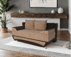 Диваны с ящиком для белья, Диван прямой еврокнижка Наталия-2 (Кордрой)