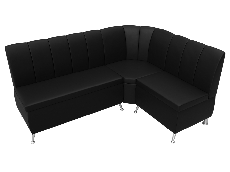 Диваны угловые кухонные, Диван кухонный угловой Кантри правый угол, экокожа