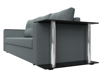 Диван прямой Атланта со столом справа, рогожка Амур