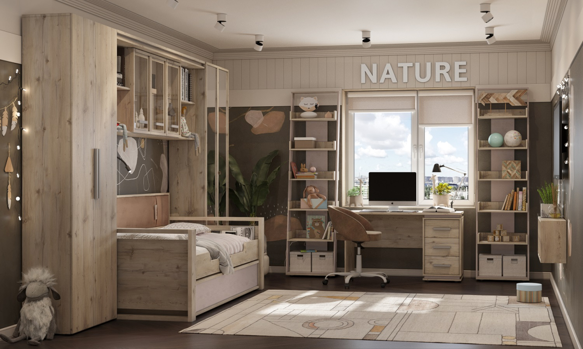 Открытые, Стеллаж Nature 95