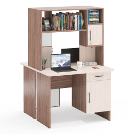 Два стола письменных с надстройкой МД 1-09Н