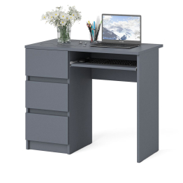 Стол компьютерный три ящика Мори МС-6 левый