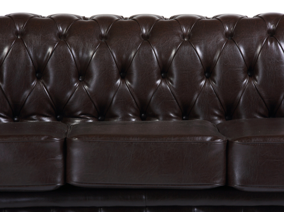 Диваны прямые, Диван Честер 3-х местный, экокожа