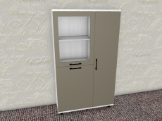 Шкафы распашные, Модульная система Грейс Шкаф ШК-5083  Снежный Ясень