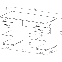 Письменный стол Остин-5