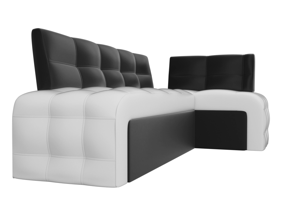 Диваны угловые кухонные, Кухонный угловой диван Люксор правый угол, экокожа