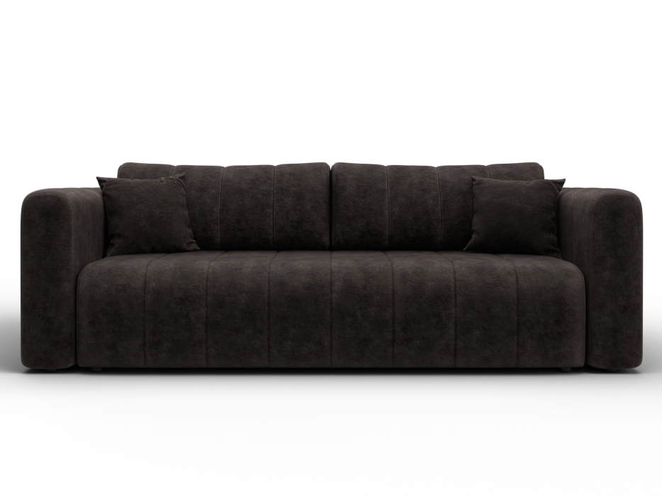 Диваны с ящиком для белья, Диван прямой Лига-062 НПБ, Велюр BRUT