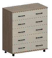 Комоды, Модульная система Грейс Комод КМ-5021  Ясень Асахи