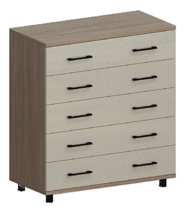 Комоды, Модульная система Грейс Комод КМ-5021  Ясень Асахи