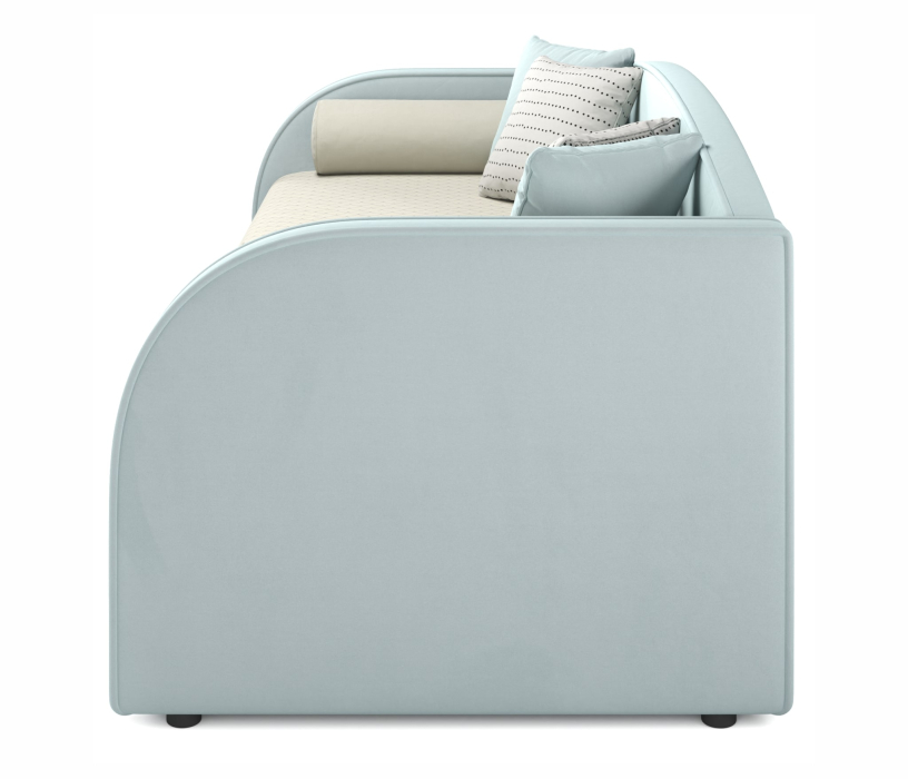 Кровати, Мягкая кровать Elda 900 с ортопедическим основанием и матрасом ГОСТ