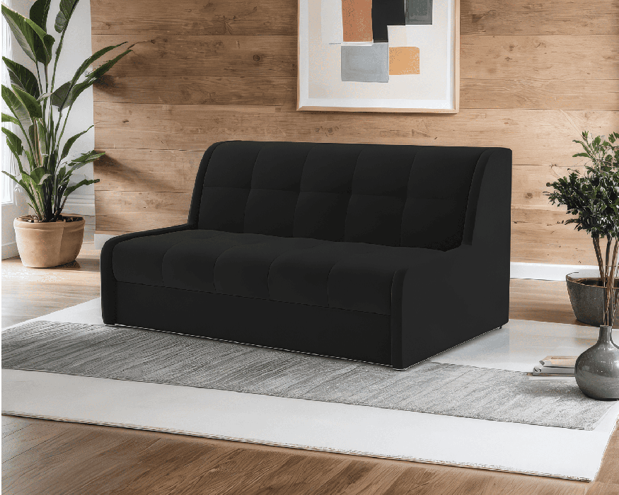 Диваны с ящиком для белья, Диван аккордеон Барон №6 НПБ 180х200 Велюр