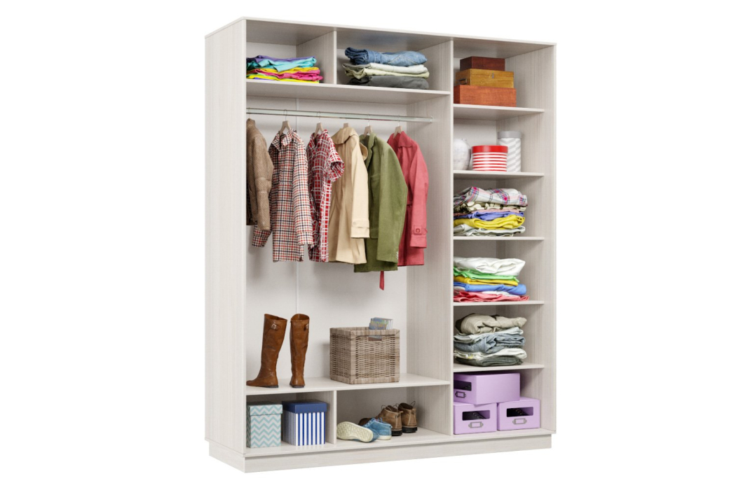 Шкафы-купе 3-х дверные, Шкаф-купе Премьер Лайт 22 (11;08;11) трехдверный