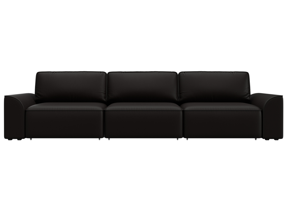 Диваны еврокнижки, Диван прямой Лига-048 НПБ Лонг, экокожа GRIFON