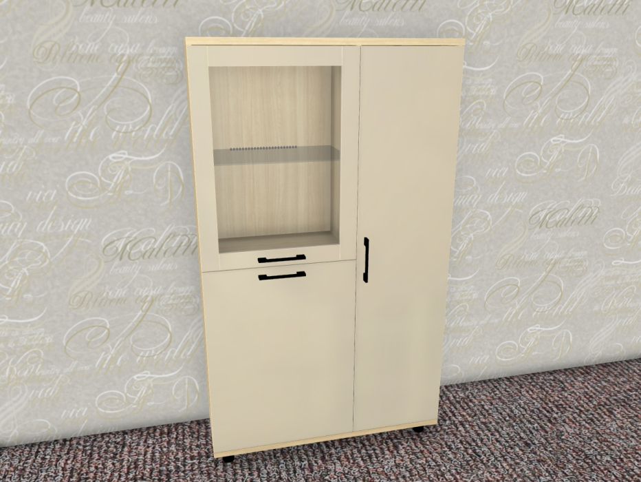 Шкафы распашные, Модульная система Грейс Шкаф ШК-5084  Ясень Асахи