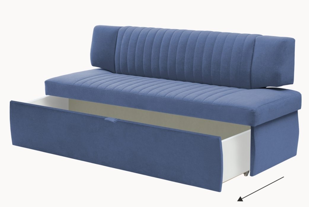 Диваны прямые кухонные, Прямой кухонный диван Аргус 198 ящик