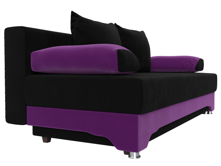 Диваны еврокнижки, Диван прямой Ник-2, микровельвет