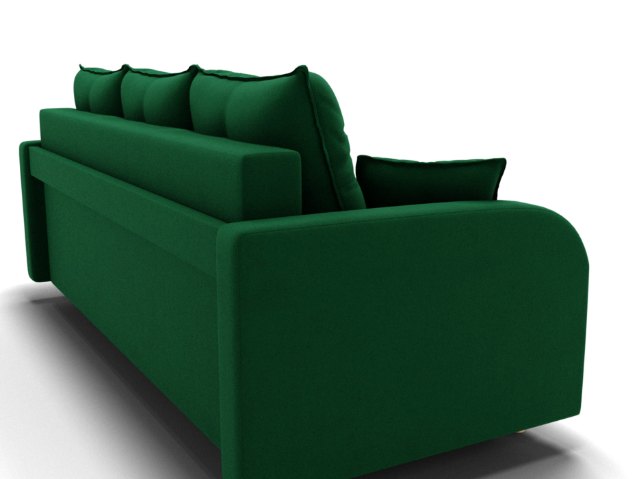 Диваны еврокнижки, Прямой диван Генри,еврокнижка,велюр