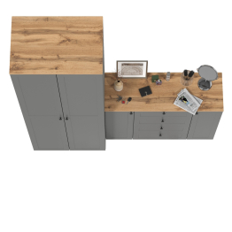 Шкаф для прихожей и большой комод Остин