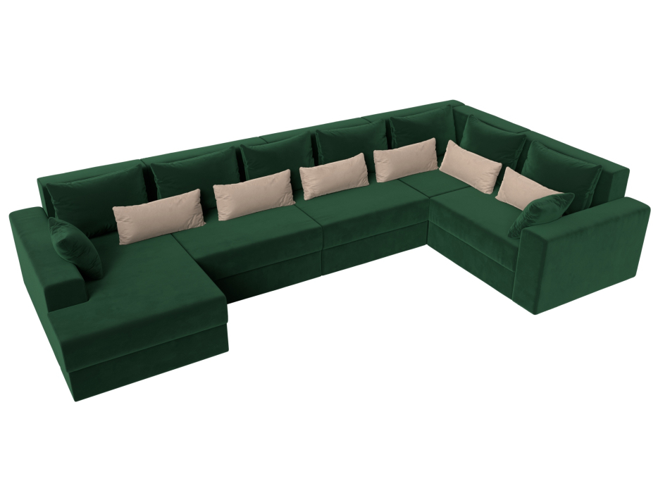 Офисные диваны, П-образный диван Майами левый угол, Велюр