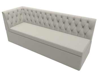 Диван кухонный Маркиз с углом слева, рогожка Амур