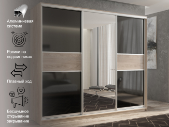 Шкаф-купе 3х дверный Кааппи 9 240х45