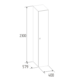Шкаф для белья Neo 55