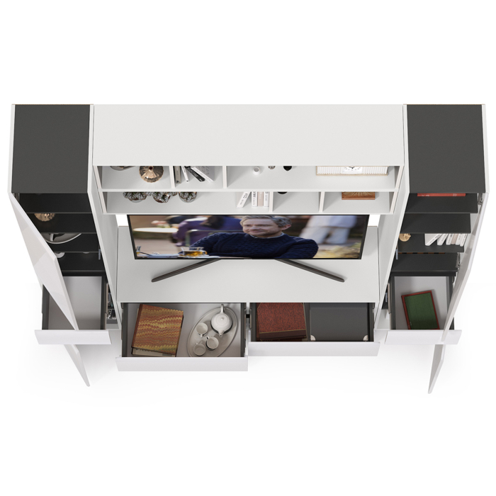 Стенки для гостиной, Сидней стенка для гостиной Комплектация № 40