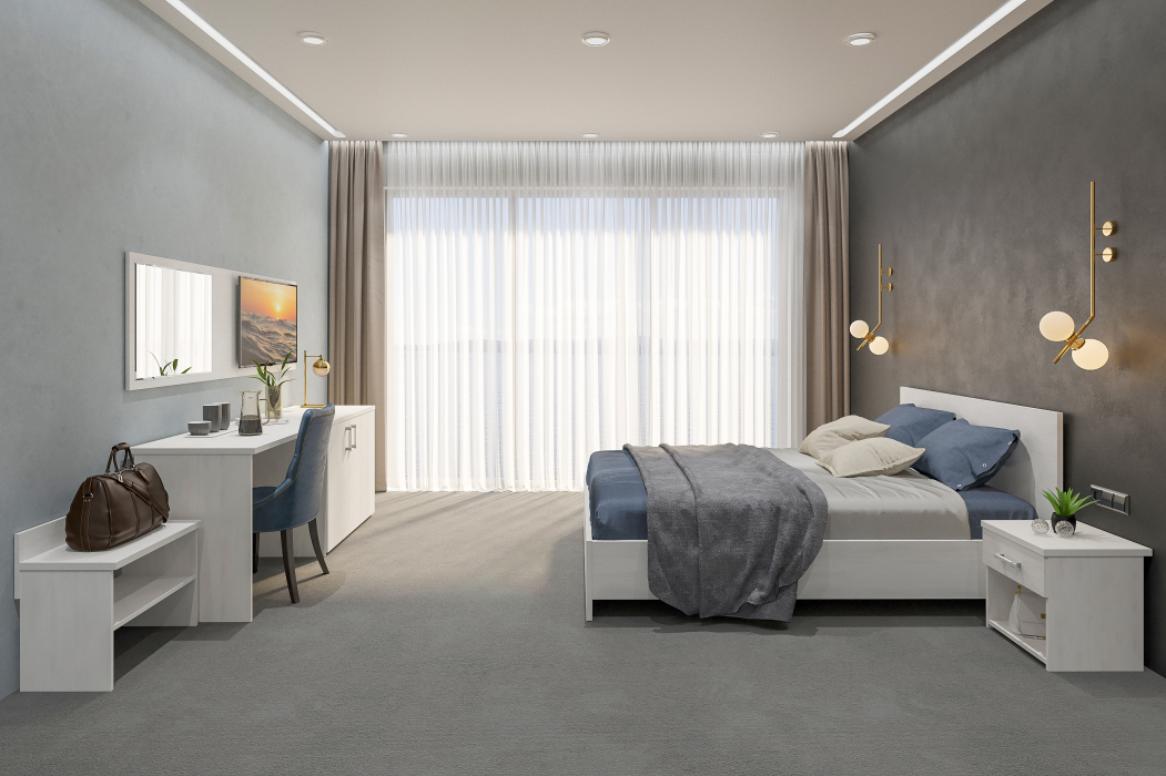 Кровати 140х190, Кровать Виктория ВИ-33 (1400x1900)