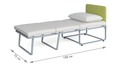 Кресло-кровать Паола зеленый