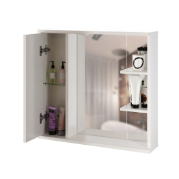 Шкаф навесной ЭТЬЕН-75 левый с подсветкой (ПВХ)