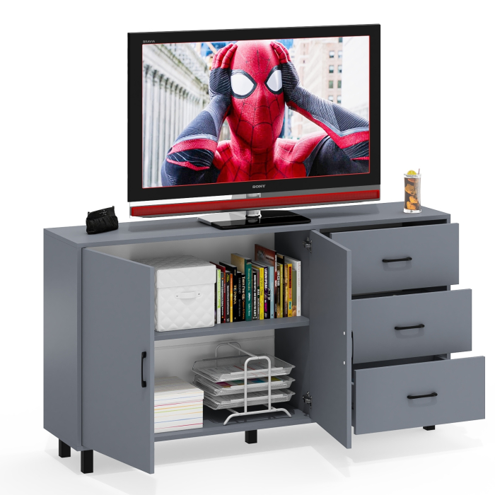 Комоды, Широкий тумба-комод с ящиками и дверками РВК 123-1604