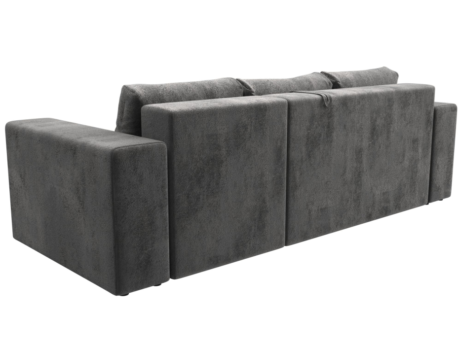 Диваны угловые в гостиную, Диван угловой Лига-076 угол универсальный, велюр TOWER