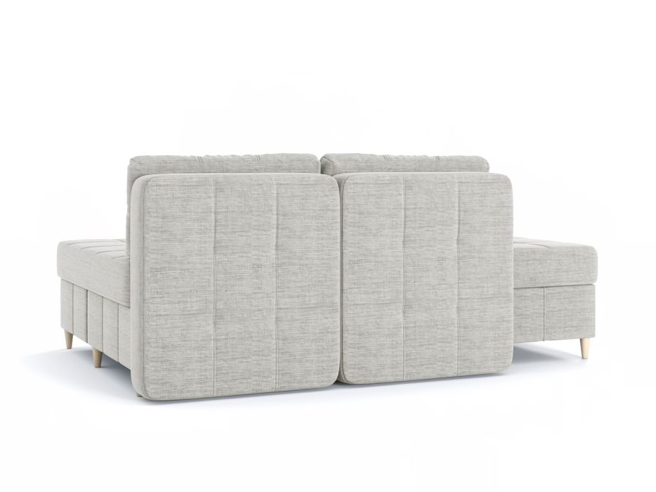 Диваны угловые в гостиную, Диван-кровать угловой Оливер Люкс 2 еврокнижка-трансформер, рогожка Люкс