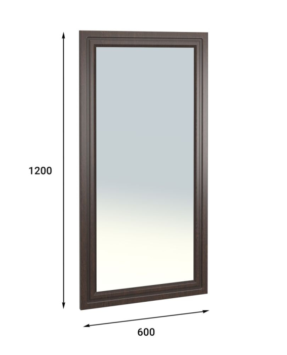 Зеркала в спальню, Зеркало «Монблан» МБ-40 (600х1200)