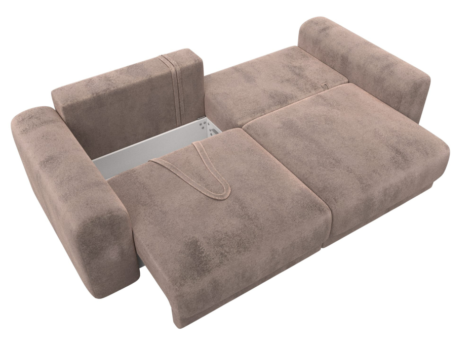 Диваны еврокнижки, Диван прямой Лига-056 НПБ, велюр TOWER