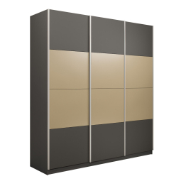 Шкаф-купе Эста 3-х дверный ДСП/Стекла фисташка/Доводчик 240х66х240