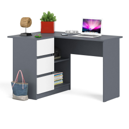 Угловой компьютерный стол Мори МС-16 левый