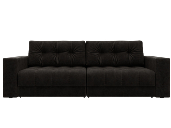 Диван прямой с декором Лига-049 НПБ, велюр BRUT