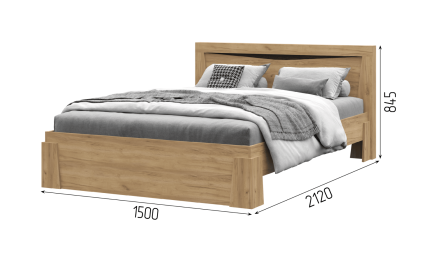 Кровать 1,4 с настилом КР 704 спальня Паола