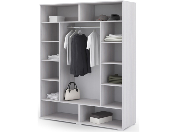 Шкаф ШК 024 Спальня Сальма (анкор/белый глянец)