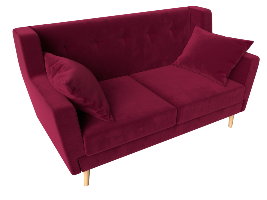 Диваны прямые кухонные, Прямой диван Брайтон 2, микровельвет