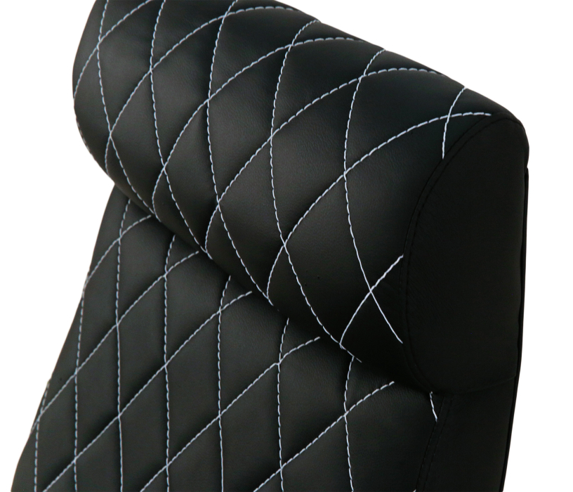 Мягкая мебель, Кресло для отдыха Вилора с прострочкой, Венге, Luxa black